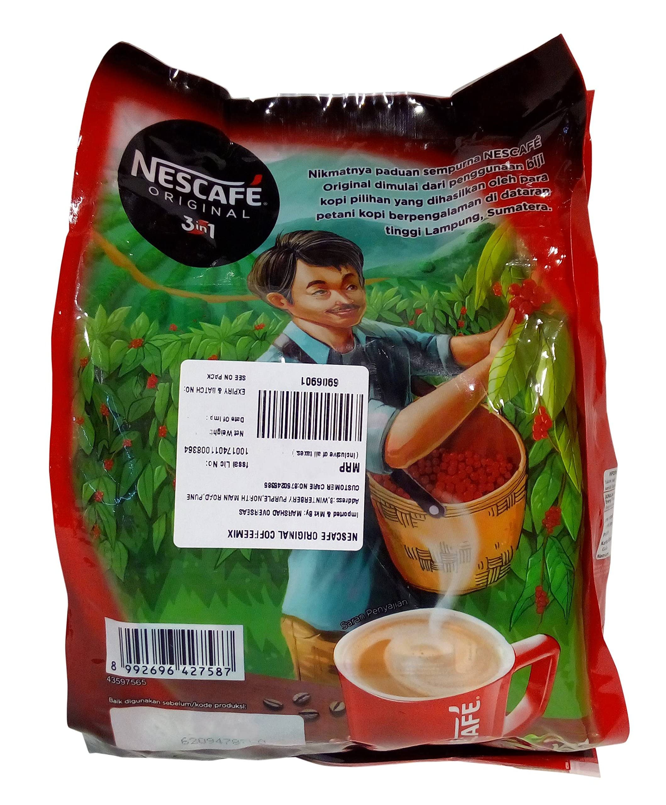 Nescafé Original Coffee Mix - 3 in 1, 525G Pouch, Ground, Bag – view 2