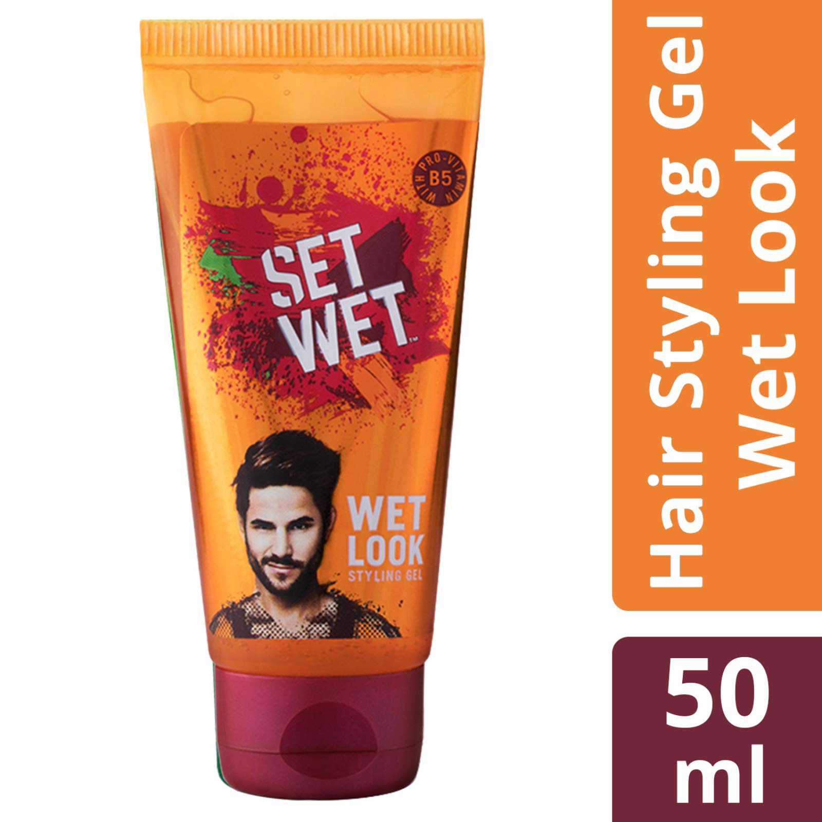 Set Wet Hair Gel Vertical Hold (100ml Tube) & Hair Gel Wet Look (50ml Tube) Combo – view 6