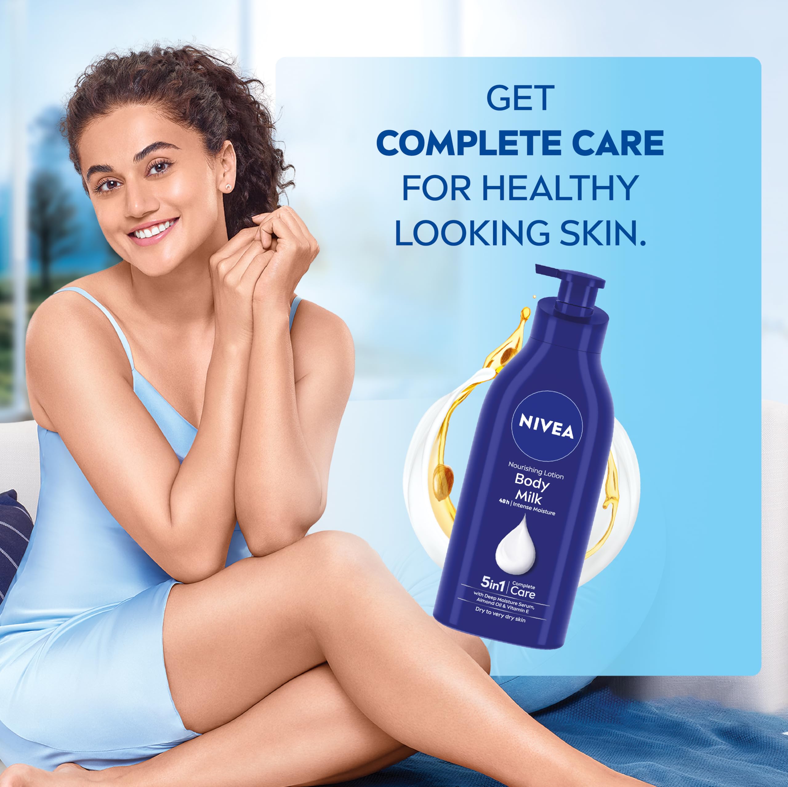 NIVEA Nourishing Body Milk 600ml Body Lotion – view 2