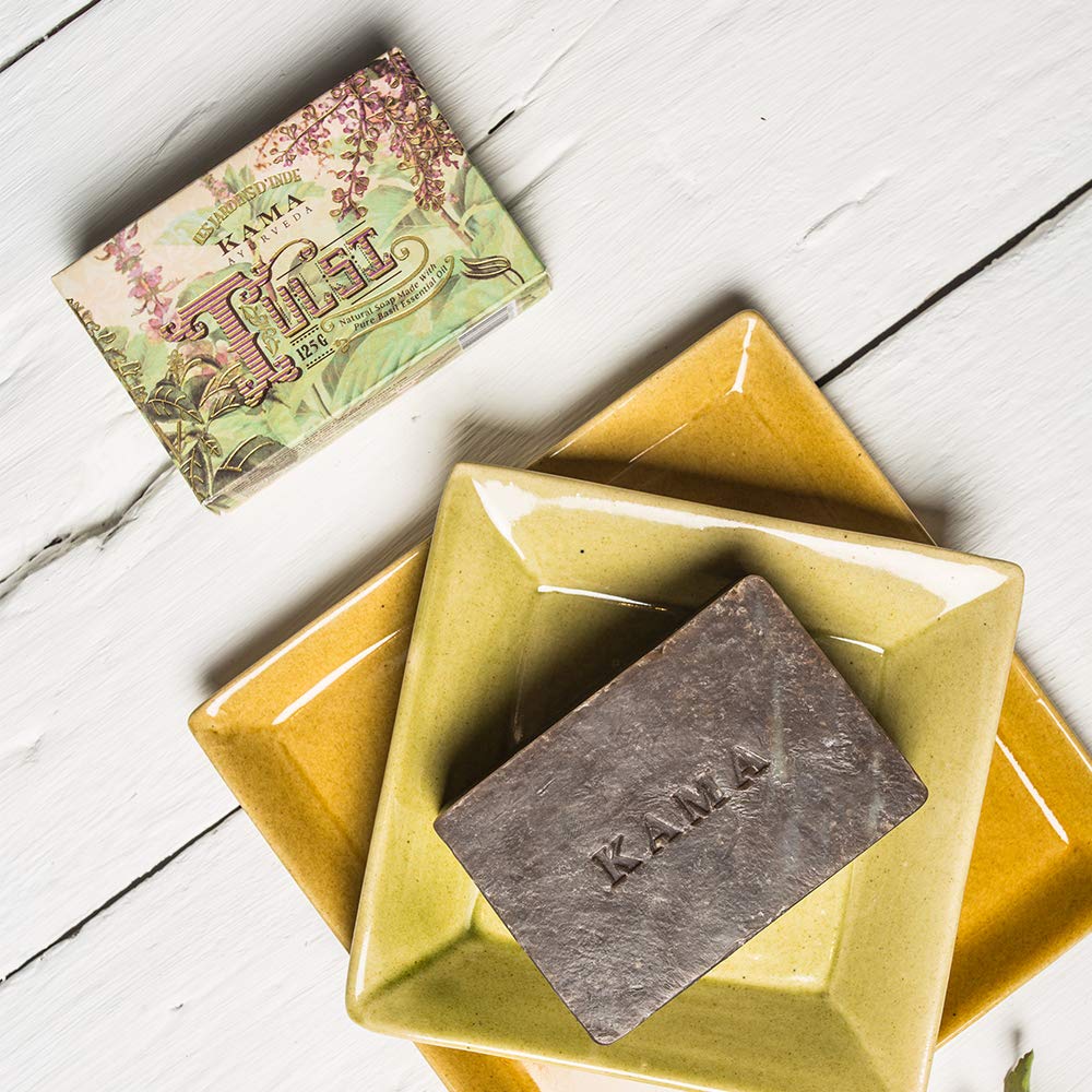 Kama Ayurveda Natural Tulsi Soap, 125g – view 2