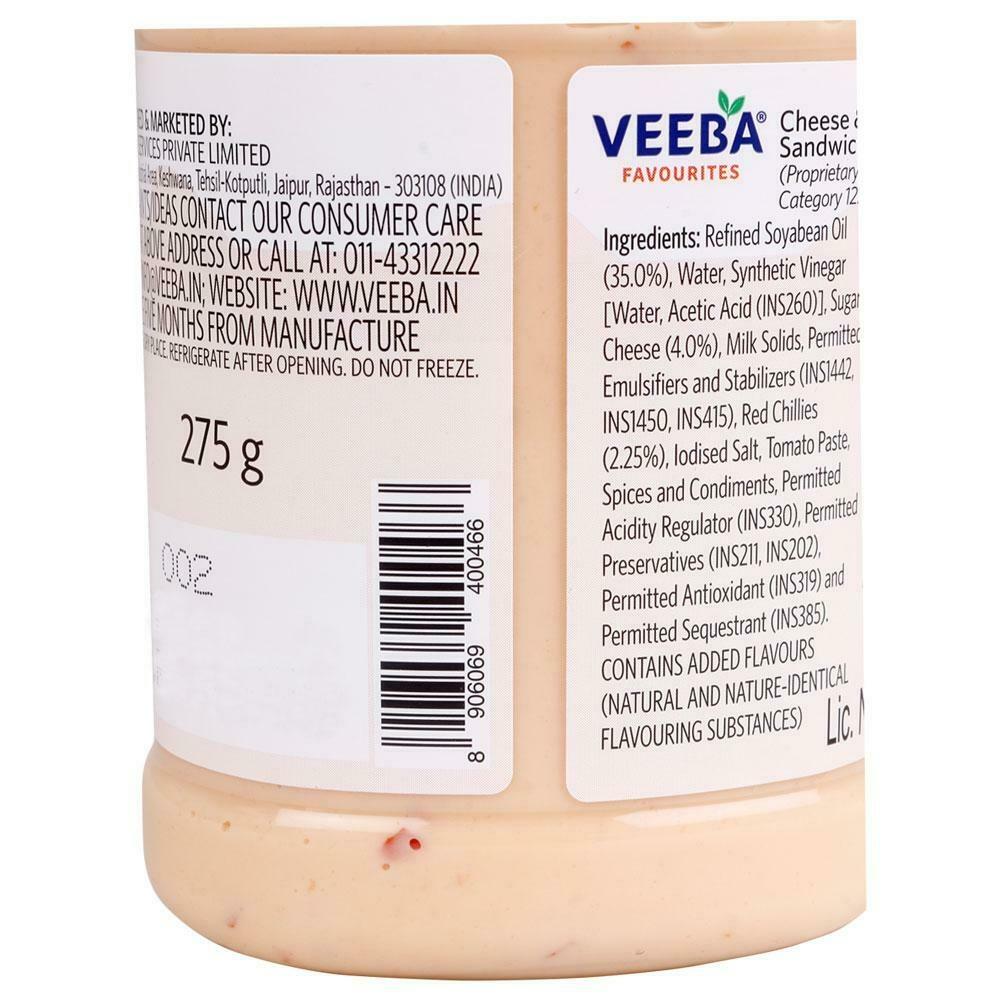 Veeba Cheese & Chilli Sandwich Spread 275 G – view 7
