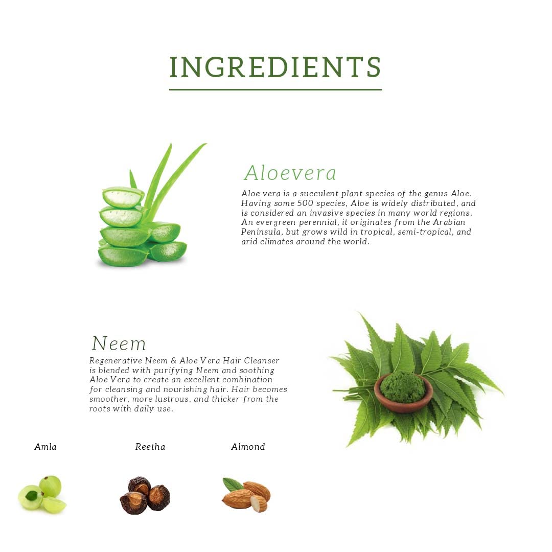 Khadi Natural Neem & Aloe Vera with Wheat Germ Hair Oil – view 5