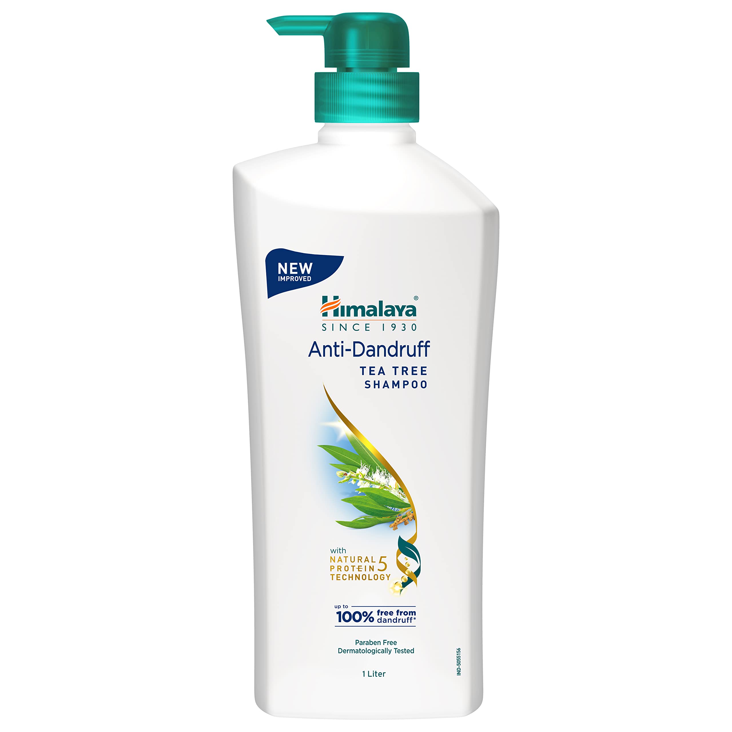 Himalaya tea tree anti dandruff shampoo large bottle front view