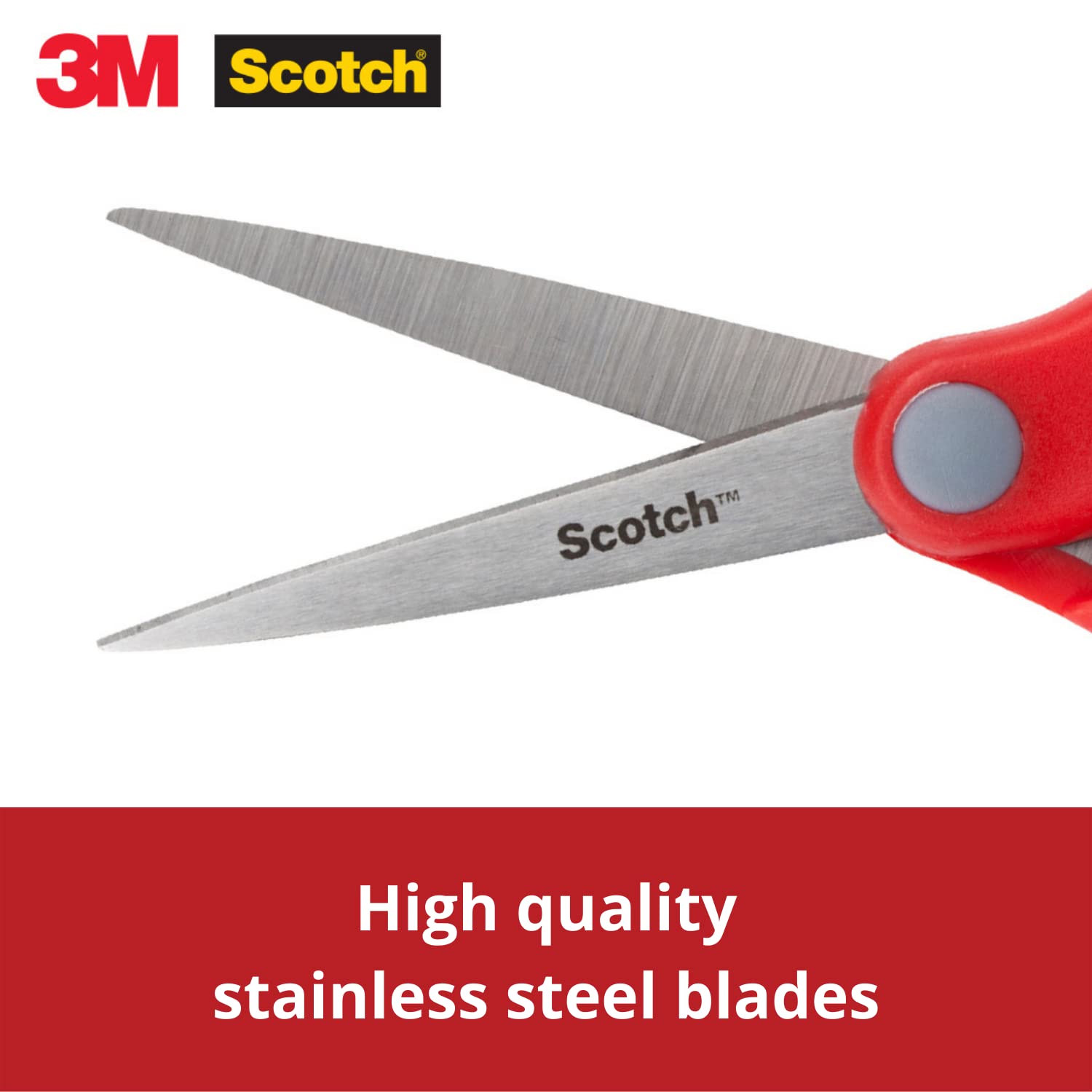 Scotch 6-inches Stainless Steel Multi-Purpose Scissor (Red) – view 2