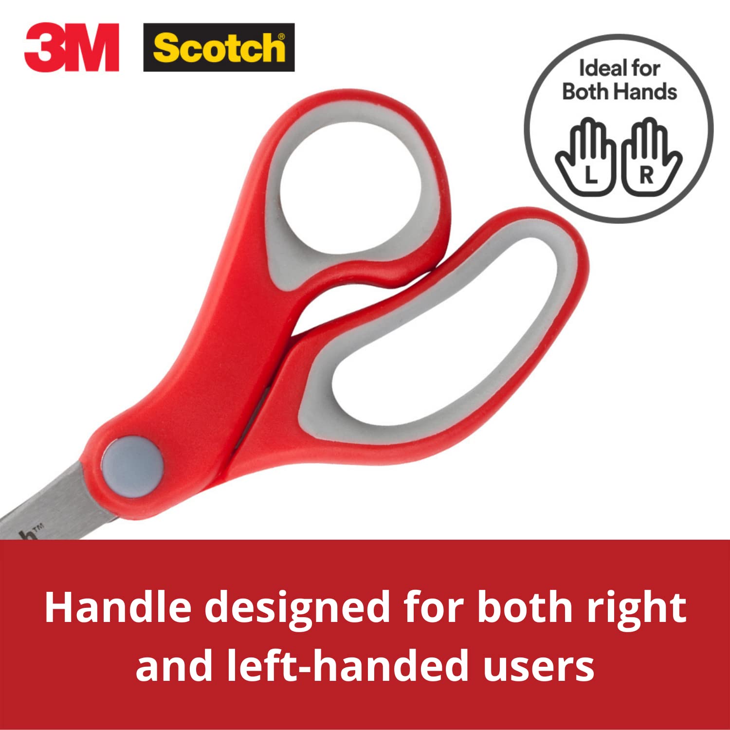 Scotch 6-inches Stainless Steel Multi-Purpose Scissor (Red) – view 3