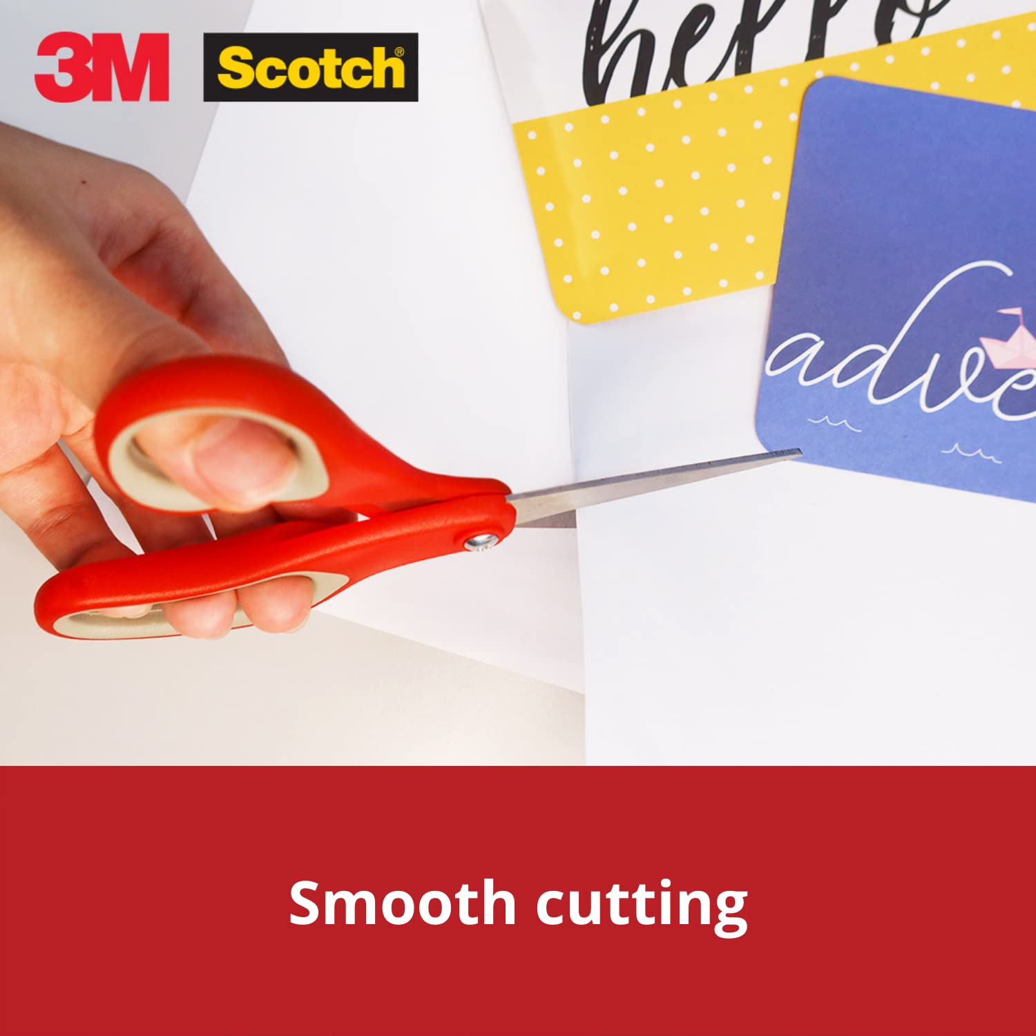 Scotch 6-inches Stainless Steel Multi-Purpose Scissor (Red) – view 4