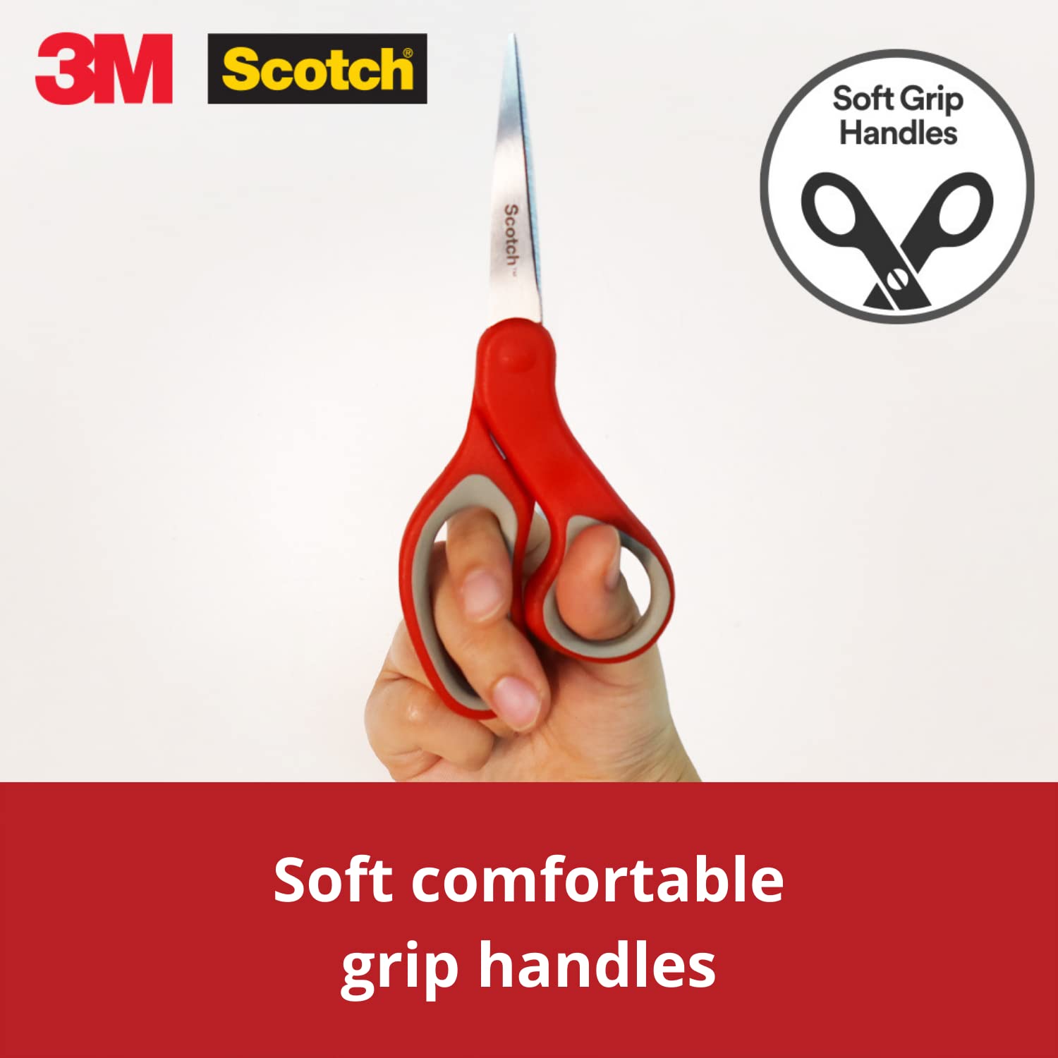 Scotch 6-inches Stainless Steel Multi-Purpose Scissor (Red) – view 5