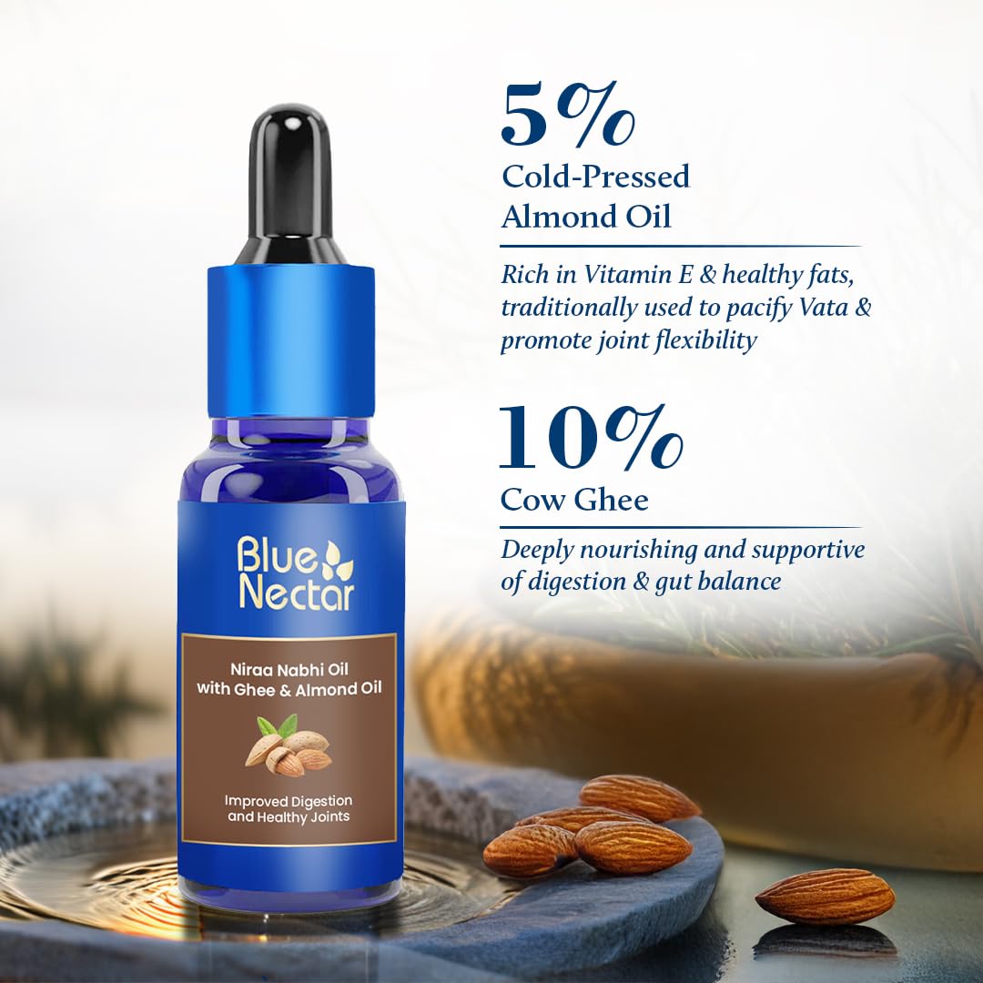 Blue Nectar Nabhi Oil with Ghee & Almond – view 3