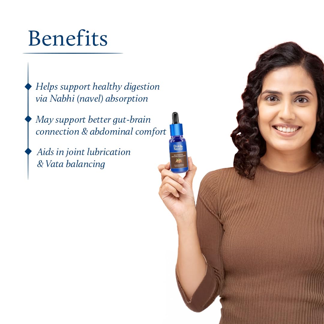Blue Nectar Nabhi Oil with Ghee & Almond – view 5