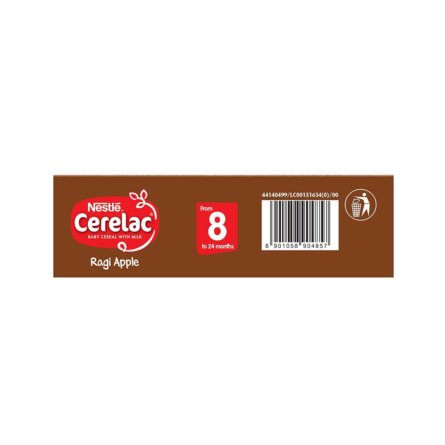 Nestle Cerelac Baby Cereal with Milk , Ragi Apple , From 8 to 24 Months ,Stage 2, Source of Iron & Protein , 300g – view 3