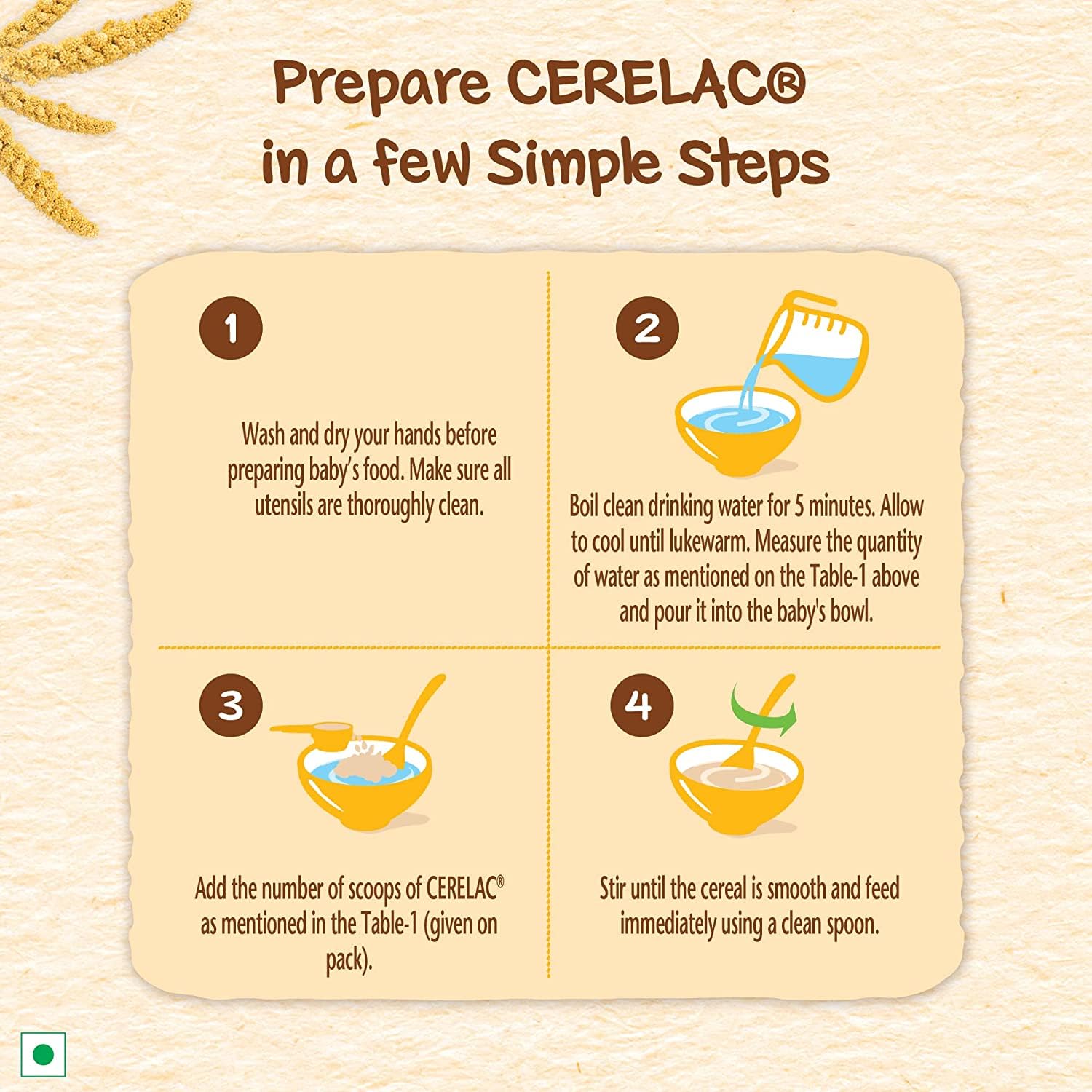 Nestle Cerelac Baby Cereal with Milk , Ragi Apple , From 8 to 24 Months ,Stage 2, Source of Iron & Protein , 300g – view 5