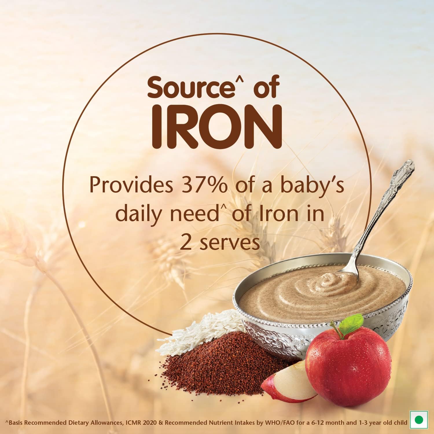 Nestle Cerelac Baby Cereal with Milk , Ragi Apple , From 8 to 24 Months ,Stage 2, Source of Iron & Protein , 300g – view 7