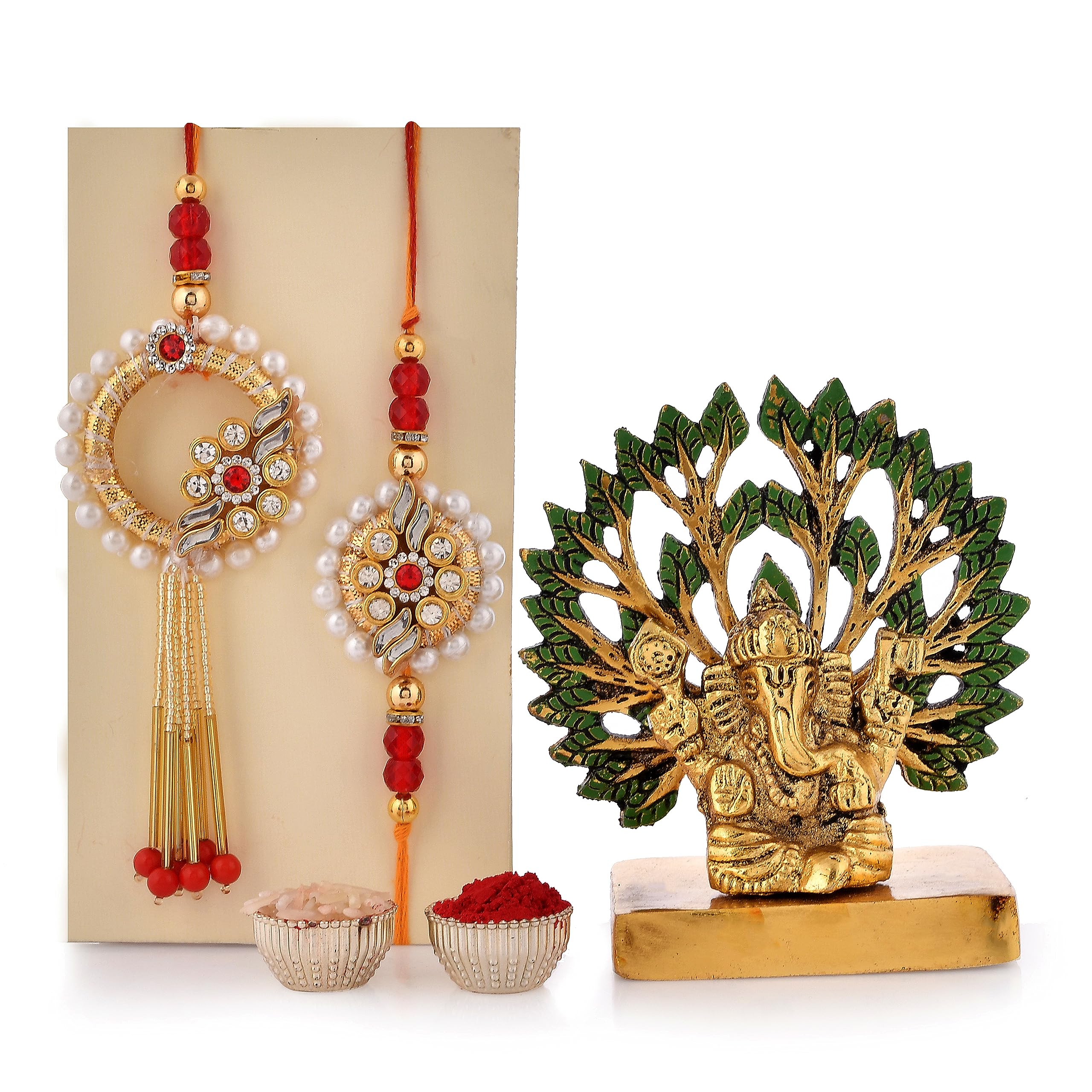 CraftVatika Rakhi Gift Combo for Brother Bhaiya and Bhabhi – view 2