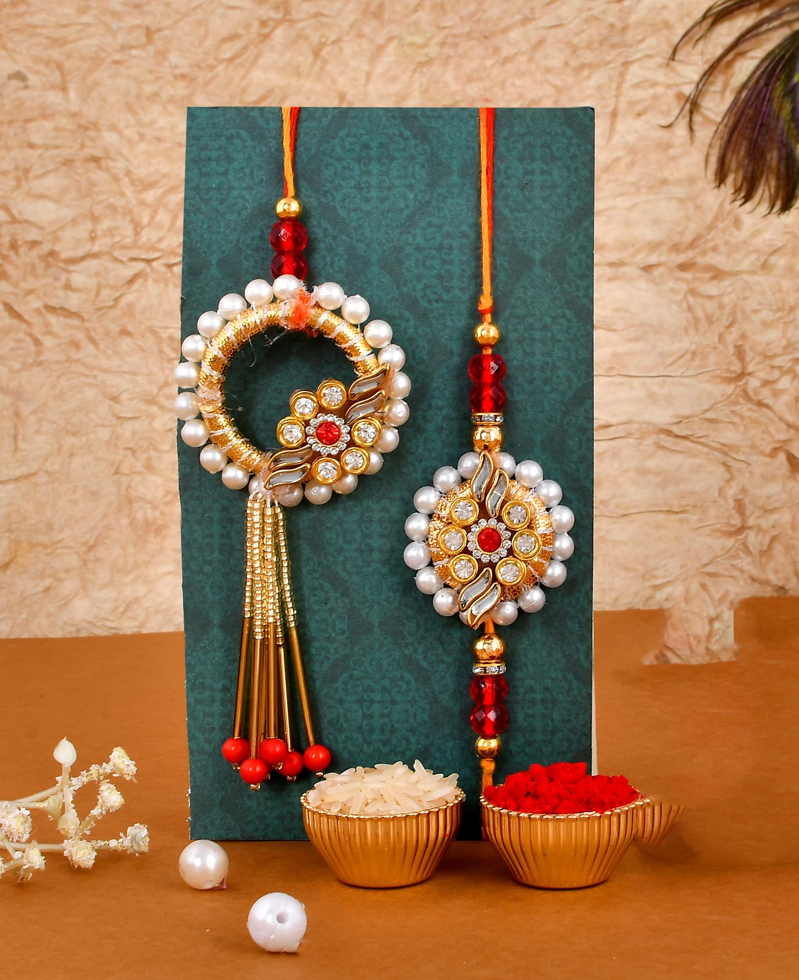 CraftVatika Rakhi Gift Combo for Brother Bhaiya and Bhabhi – view 4