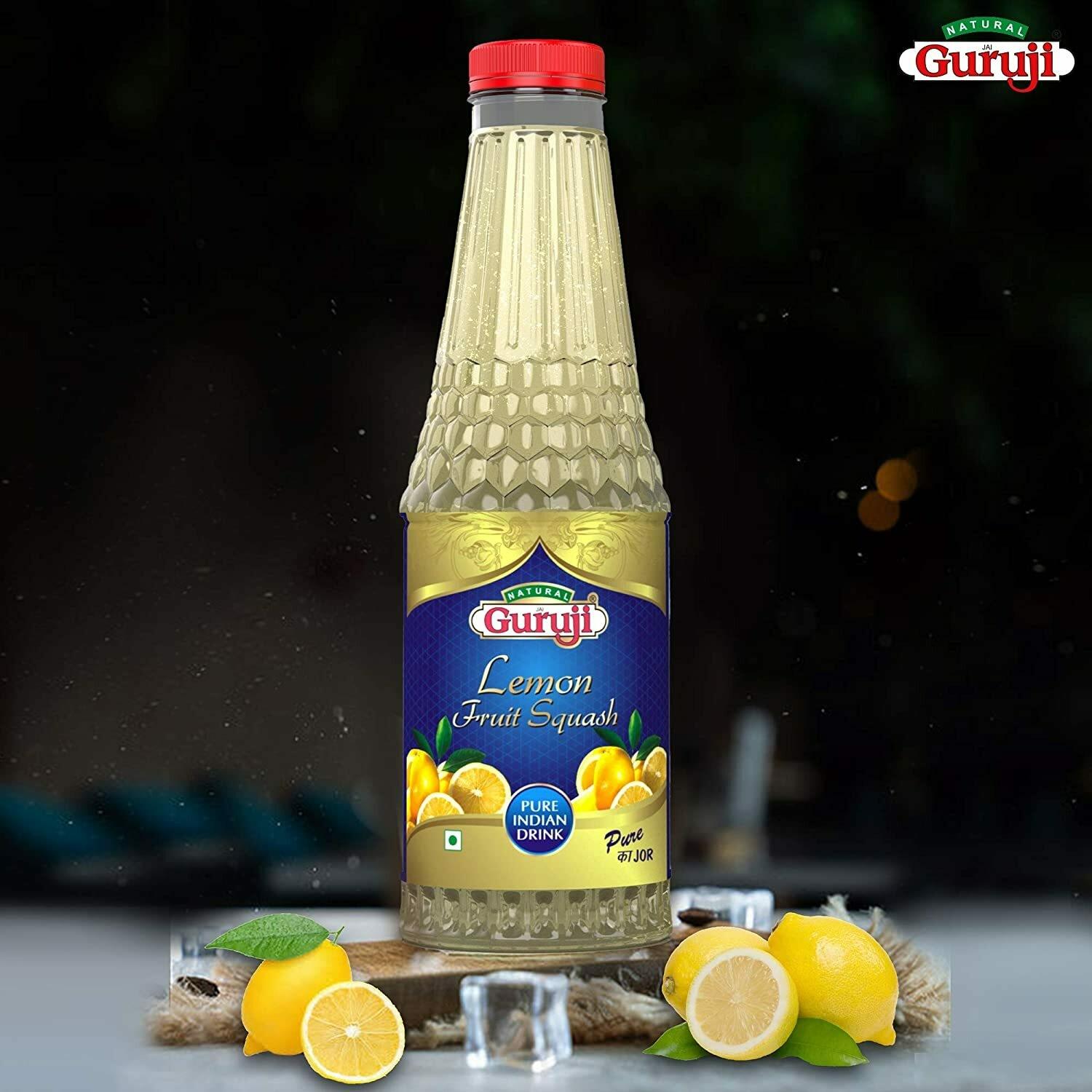 Natural Jai Guruji Ripe Mango & Lemon Fruit Syrup Each 750Ml (Pack Of 2) – view 7