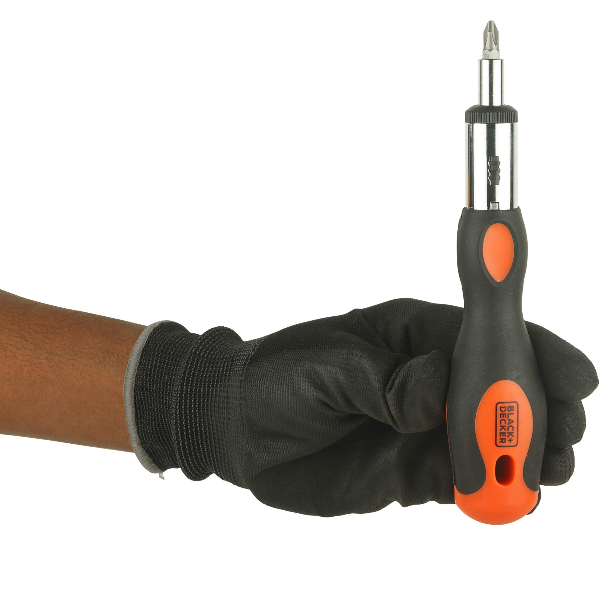 BLACK+DECKER Phillips BDHT68127 Steel Multi-Bit Ratcheting SD - SL3SL5SL6Ph0Ph12xPh2PZ1PZ2PZ3 (24 cm) Set of 10 Pieces – view 6