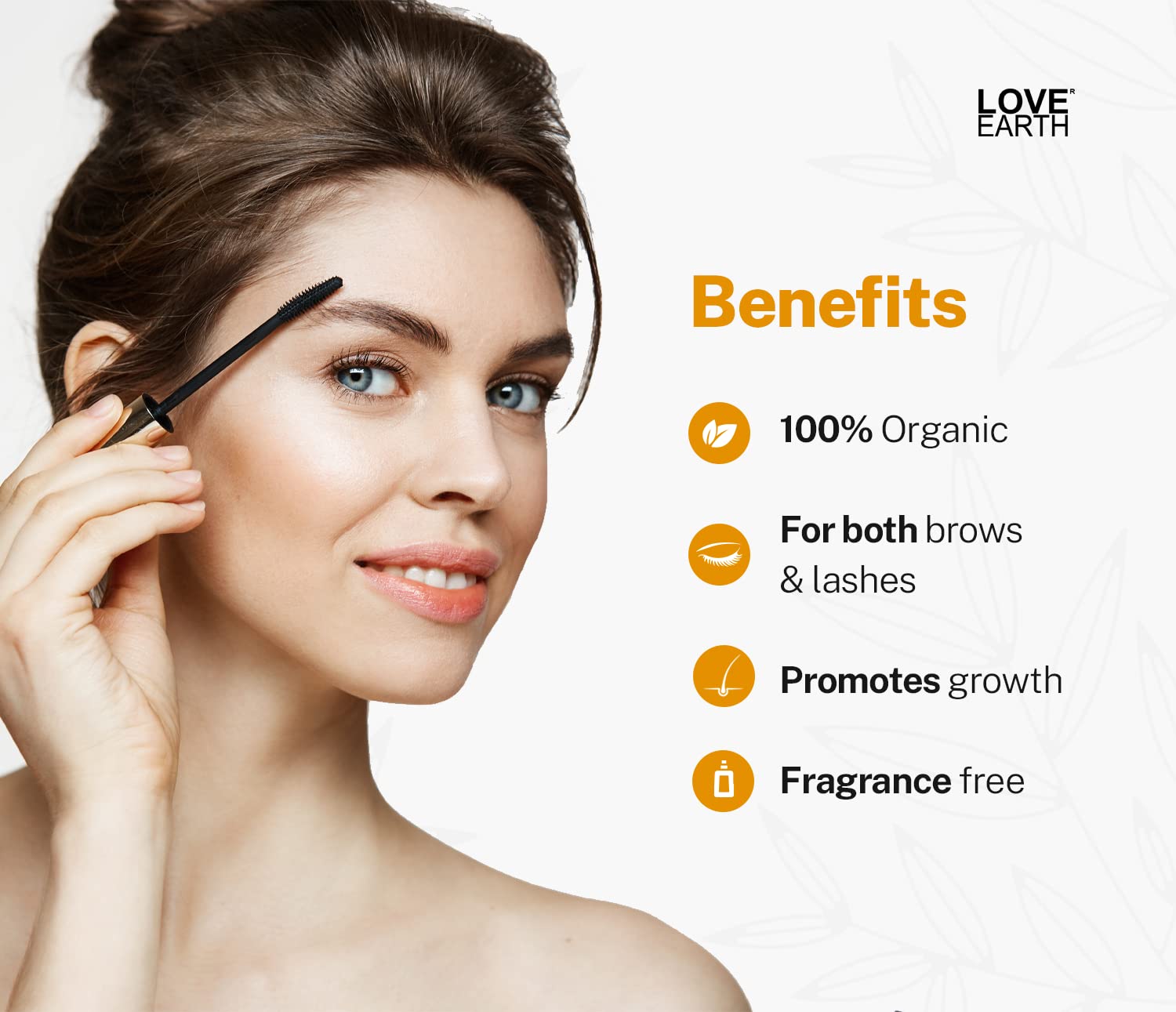 Love Earth Organic Eyelash Growth Serum Enriched With Pure Organic & Natural Essential Oils For Eyelashes & Eyebrows – view 4