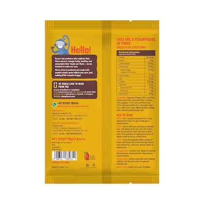 Slurrp Farm No Maida Instant Pancake Mix-Banana Choo, 50g – view 3