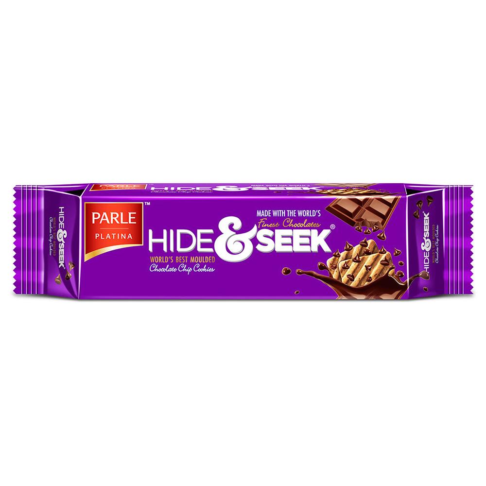 Crisp Parle Hide & Seek chocolate biscuits in pouch