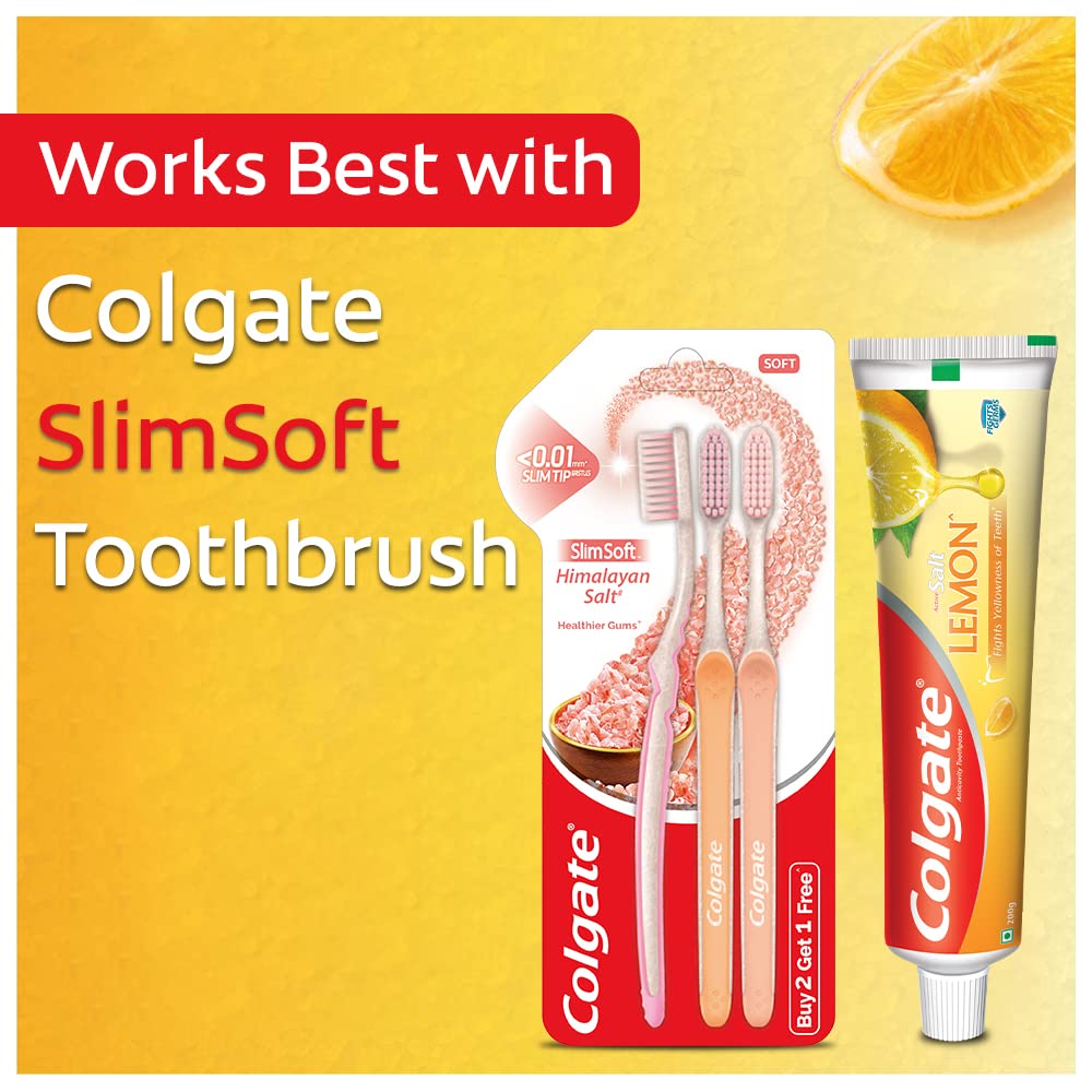 Colgate Plaque Removal Toothpaste Active Salt - 100 G (Salt And Lemon) – view 6