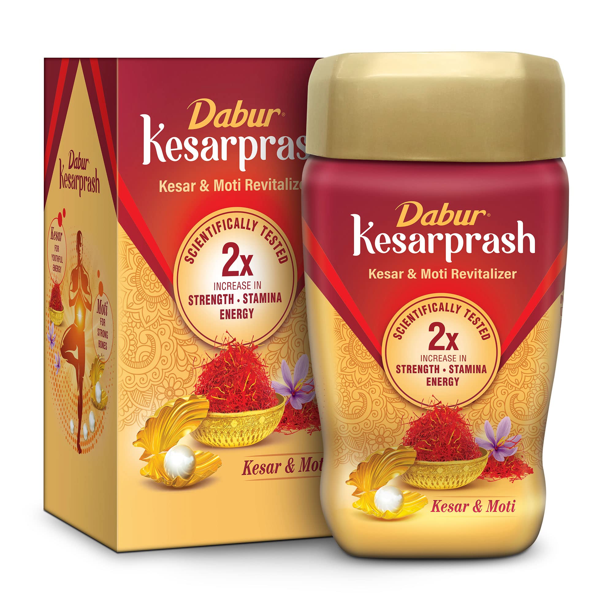 Dabur Kesarprash 900g paste jar for adult wellness