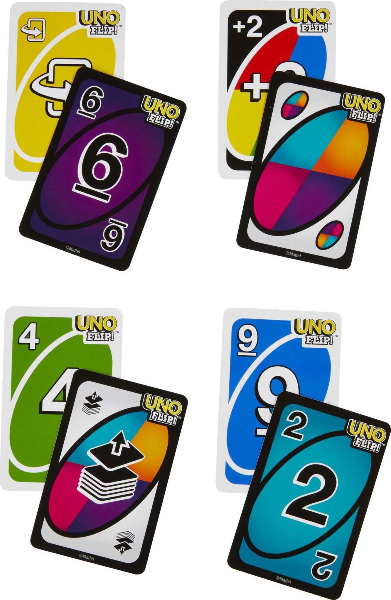 Mattel Games Uno Flip Side Card Game (Pack of 2),for Adults,Multicolor – view 4