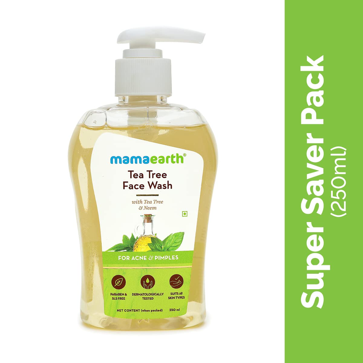 Mamaearth Tea Tree Face Wash with Neem for Acne & Pimples – view 2