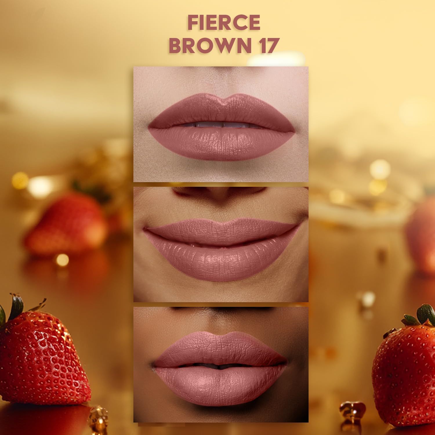 FACES CANADA Comfy Matte Velvet Touch Lipstick - Fierce Brown 17, 4.2g – view 2