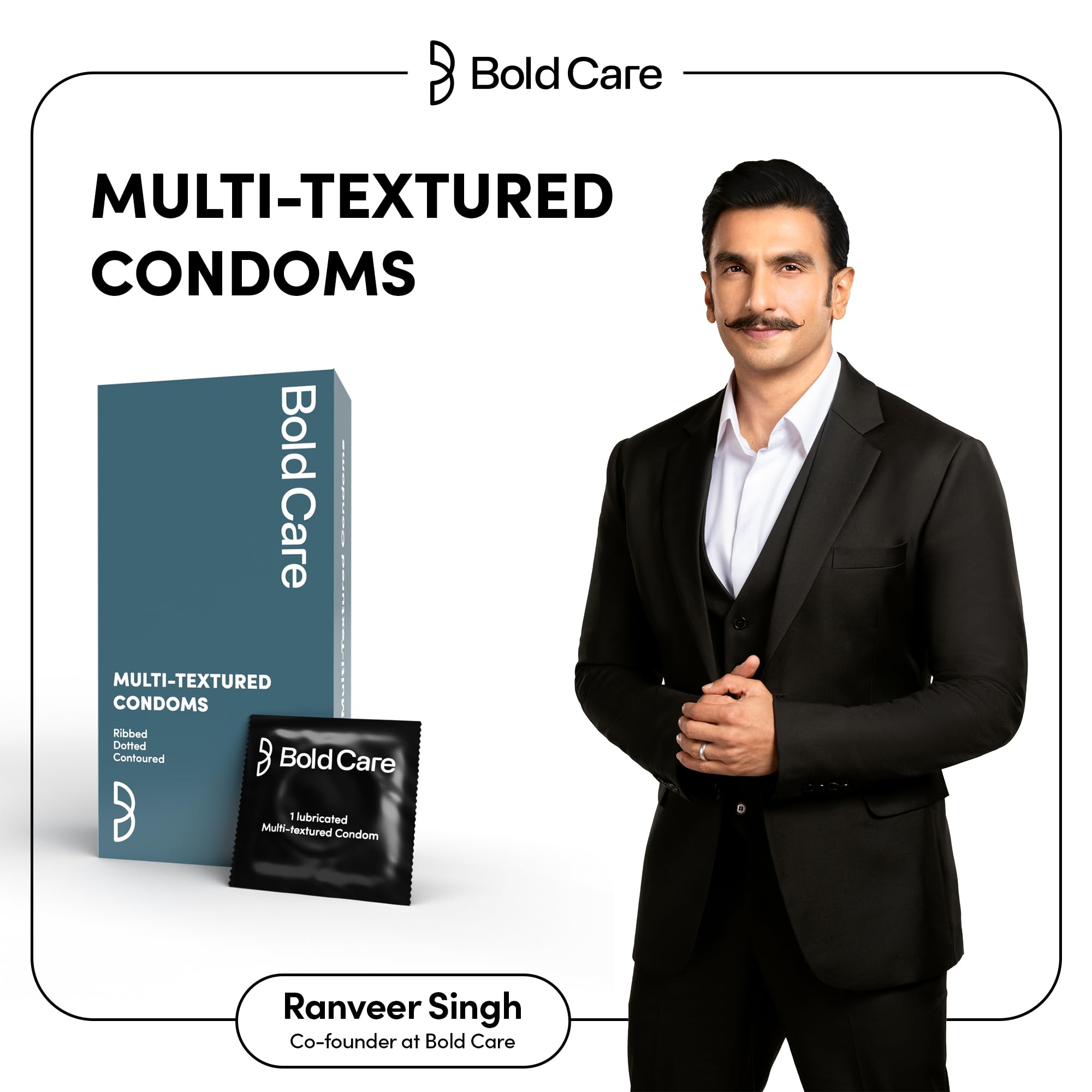 Bold Care Multi-textured Condoms + Vibe - Chocolate flavoured Premium Lubricant Gel - Water based formula - Gentle on the skin – view 6