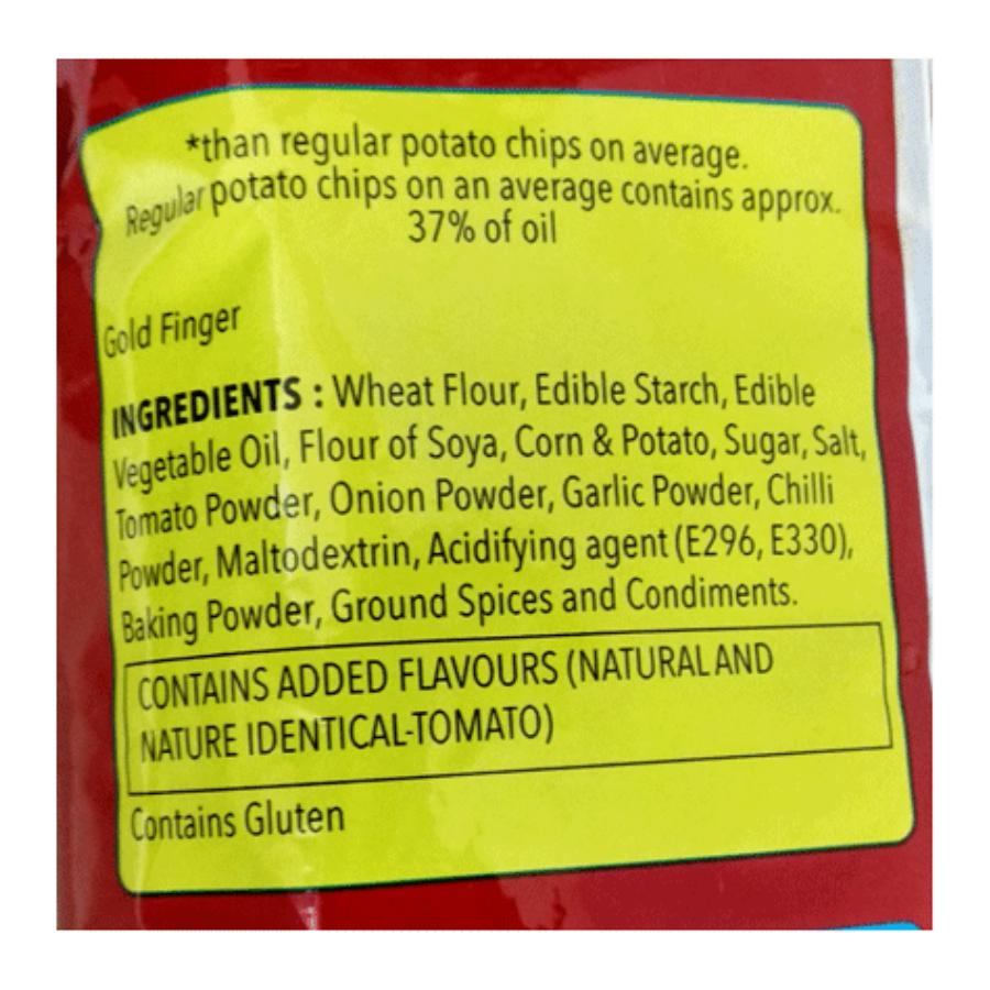 Piknik Classic Tomato Chilli - Made With Wheat Flour, 25% Less Oil, No Preservatives, 60 G – view 3