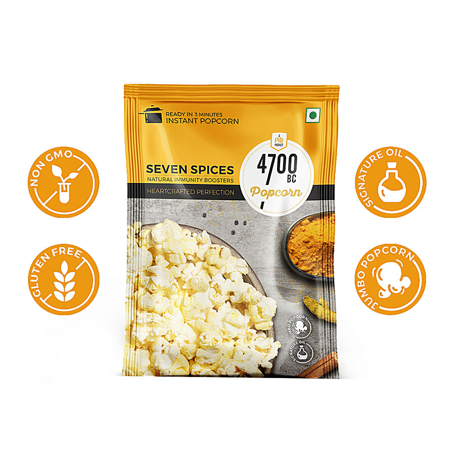 4700BC Instant Popcorn - Seven Spices Immunity Booster 30 g – view 8