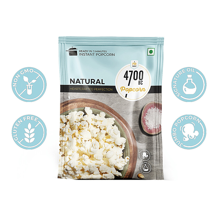 4700BC Instant Popcorn - Natural Healthy 90 g – view 8
