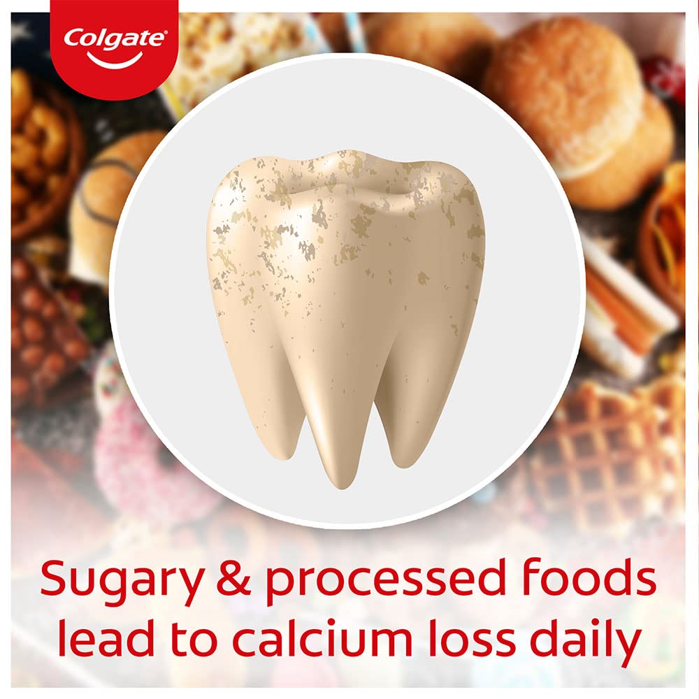 Colgate Strong Teeth Cavity Protection Toothpaste, Colgate Toothpaste with Calcium Boost, 700gm Saver Pack, India's No.1 Toothpaste – view 3