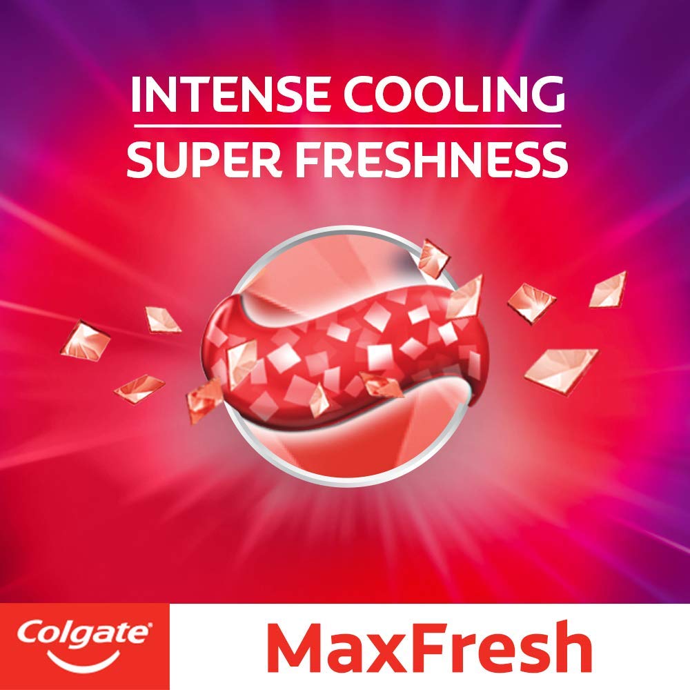 Colgate Maxfresh Red Gel Toothpaste Spicy Fresh, 300G Combo Pack, Freshness – view 3