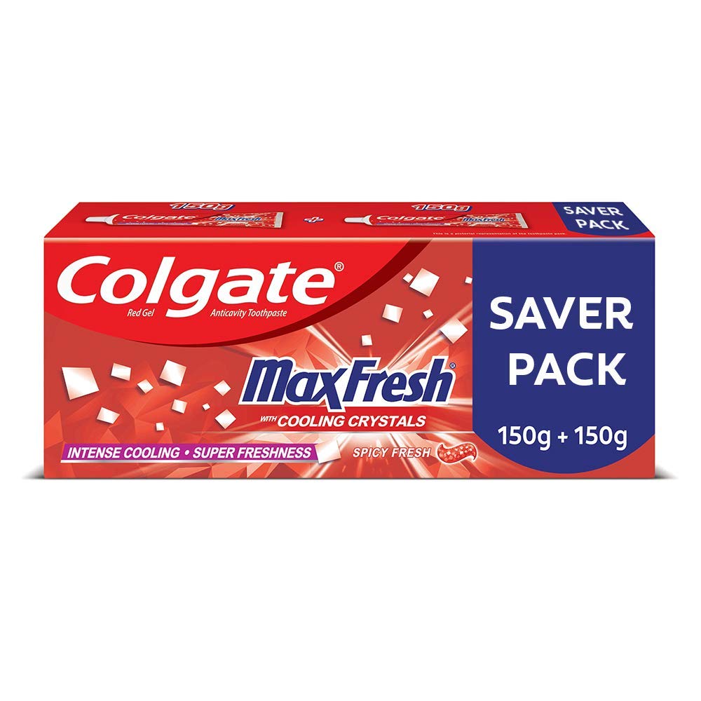 Colgate Maxfresh Red Gel Toothpaste Spicy Fresh, 300G Combo Pack, Freshness – view 4