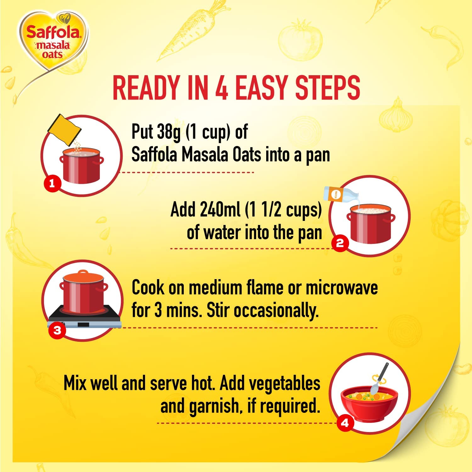 Saffola Masala Oats – view 6