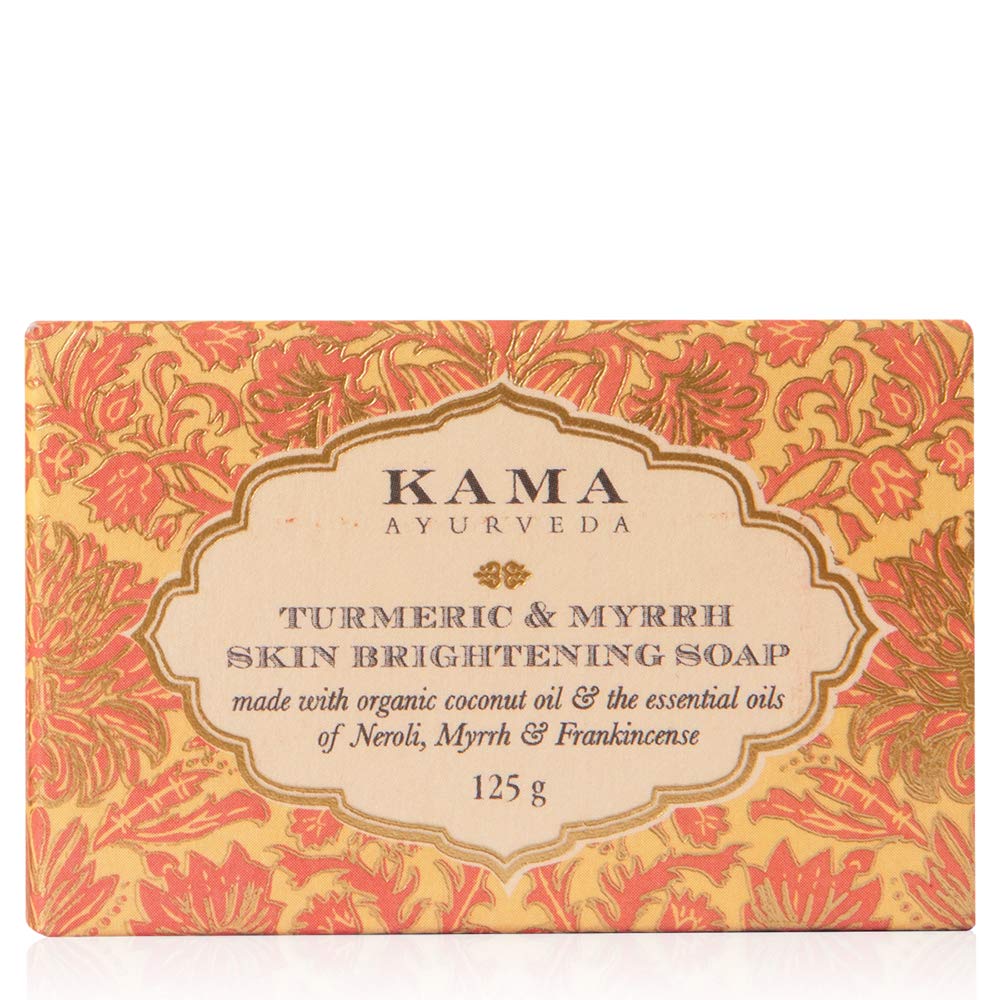 Kama Ayurveda 125 g skin brightening soap bar packaging