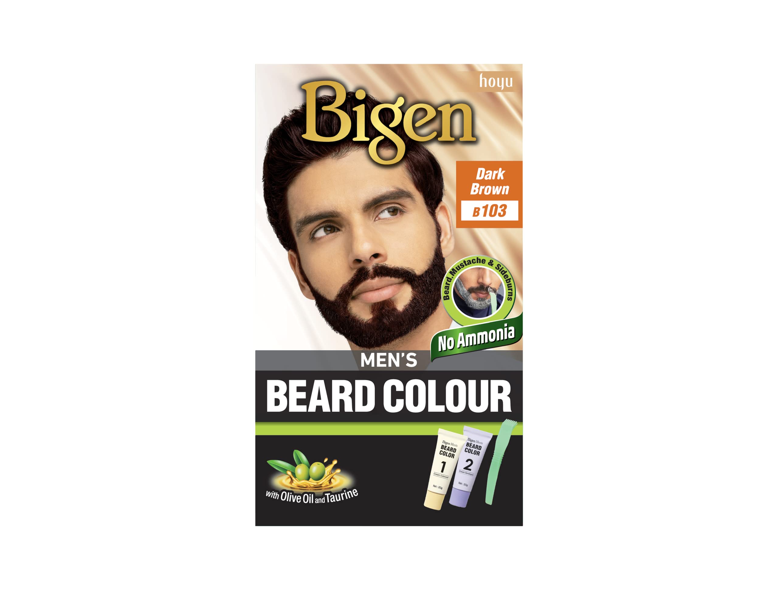Bigen Mens Beard Colour, 40g - Dark Brown 103 – view 2