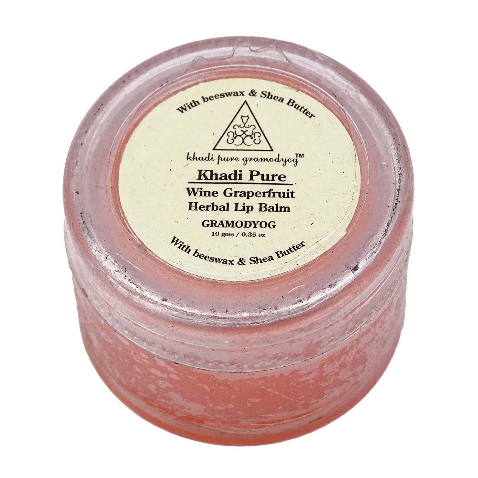 Herbal grapefruit lip balm with beeswax and shea butter 10g