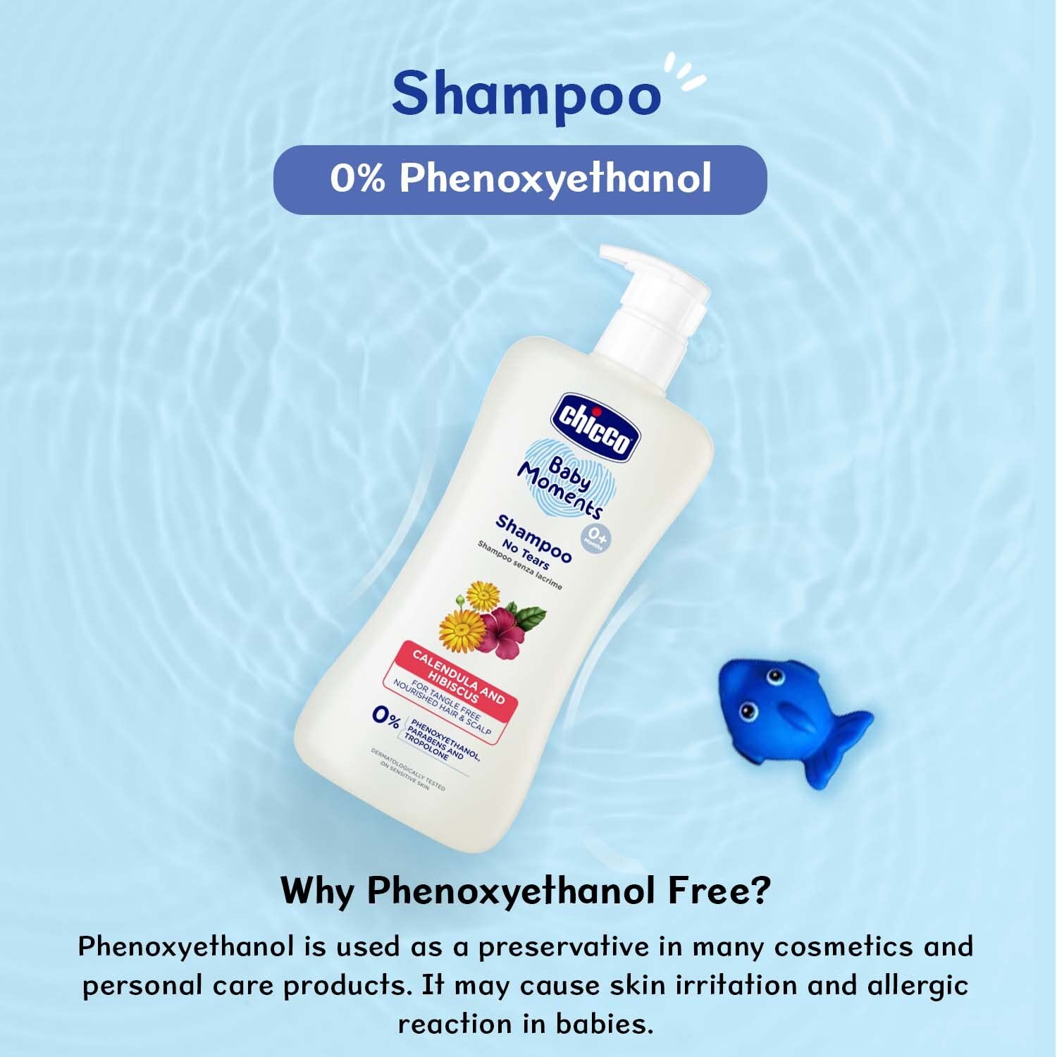 Chicco Baby Moments Shampoo for Tear-Free Bath Times, New Advanced Formula with Natural Ingredients, Suitable for Baby – view 4