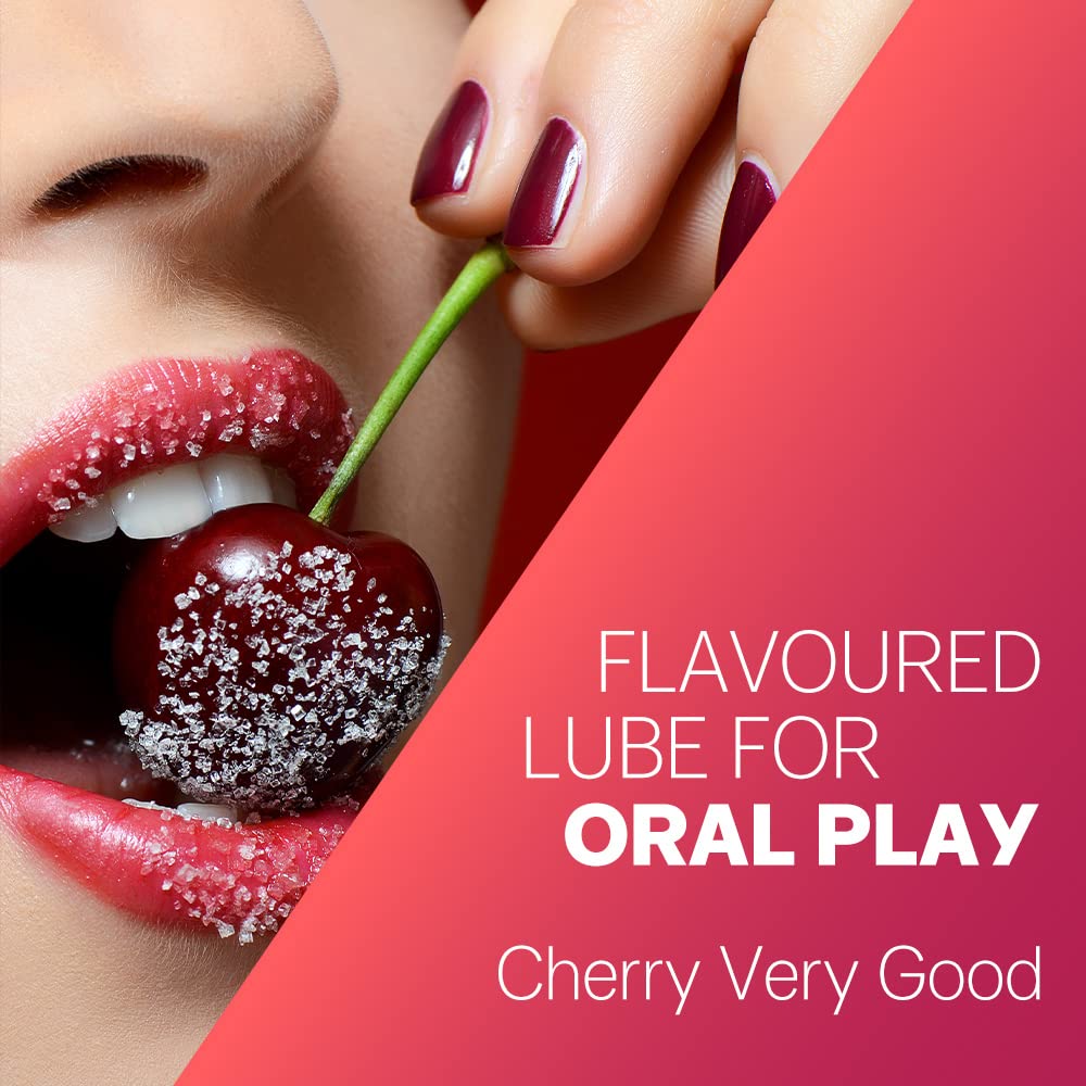 Durex Air Condoms for Men, 10 Count with Durex Lube Cherry Flavoured Lubricant Gel for Men & Women (50ml, Water Based Lube, Suitable for Use with Toys) – view 5