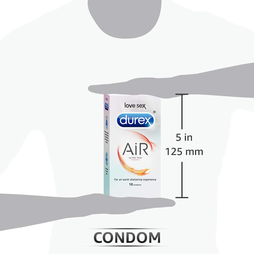 Durex Air Condoms for Men, 10 Count with Durex Lube Cherry Flavoured Lubricant Gel for Men & Women (50ml, Water Based Lube, Suitable for Use with Toys) – view 8
