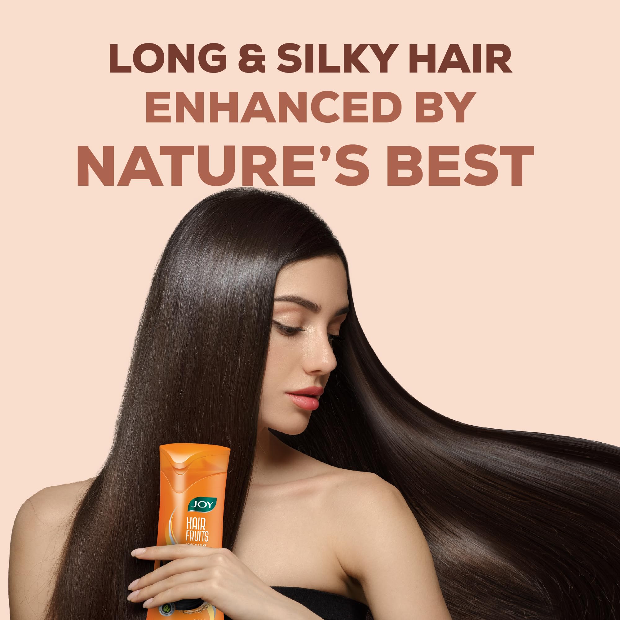 Joy Hair Fruits Long & Silky Conditioning Shampoo Enriched with Apricot & Peach, 340 ml – view 2