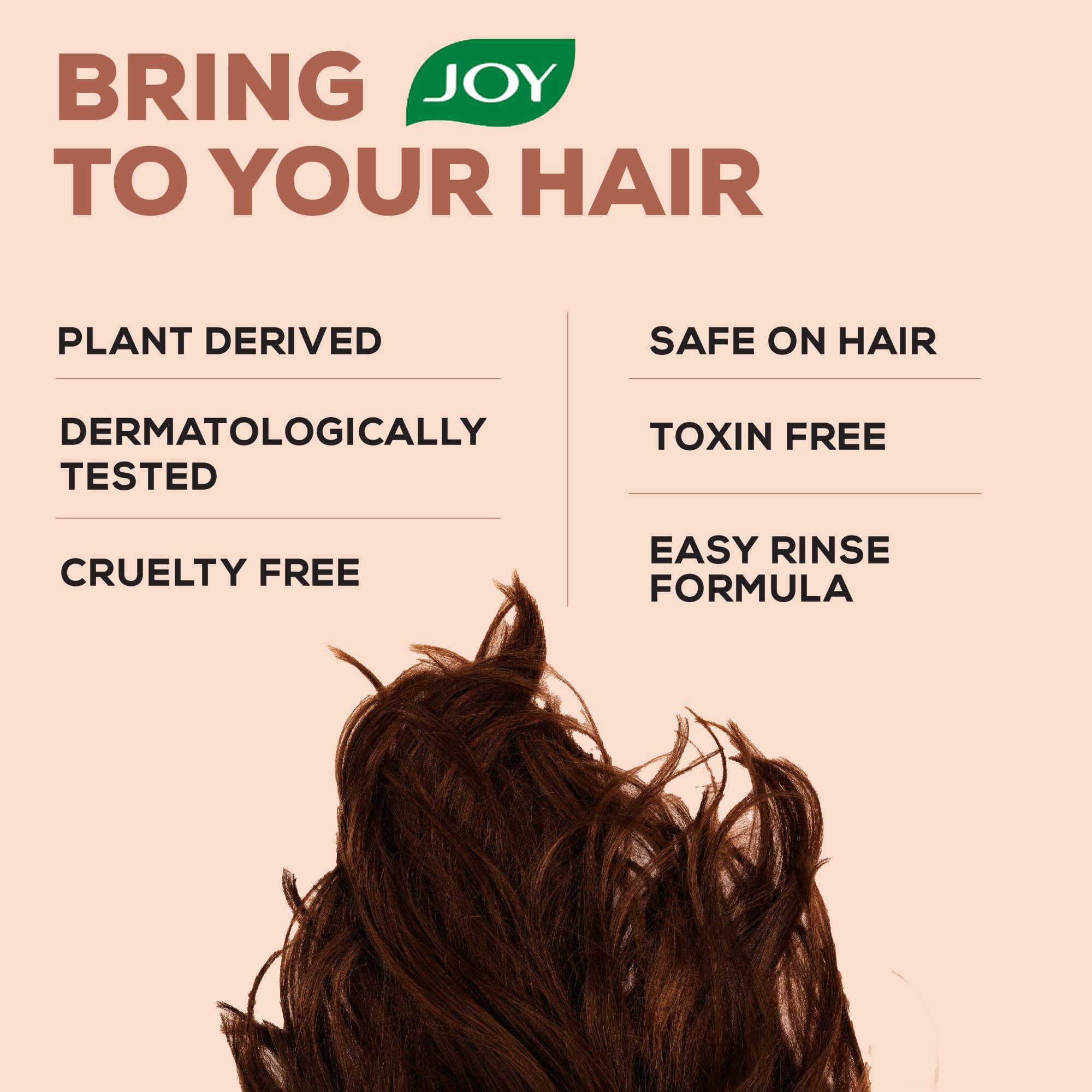 Joy Hair Fruits Long & Silky Conditioning Shampoo Enriched with Apricot & Peach, 340 ml – view 5