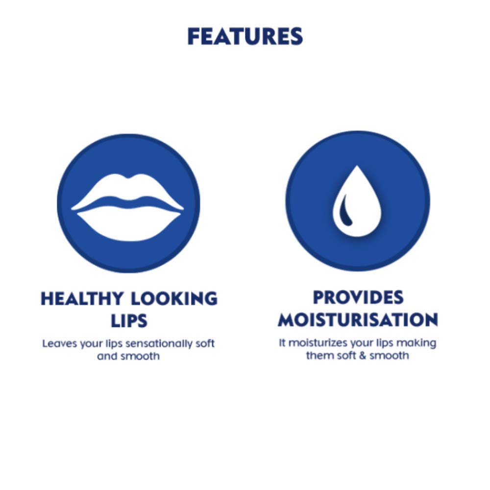 Nivea Lip Balm, Fruity Berry Shine, 4.8g (Pack of 3) – view 2