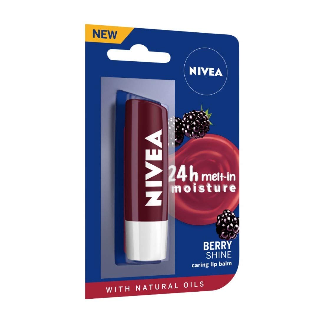 Nivea Lip Balm, Fruity Berry Shine, 4.8g (Pack of 3) – view 4