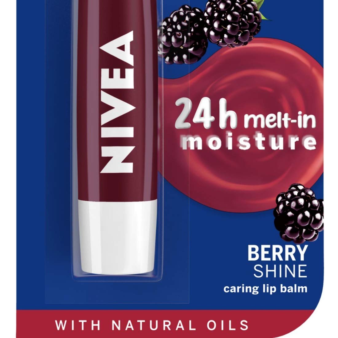 Nivea Lip Balm, Fruity Berry Shine, 4.8g (Pack of 3) – view 7