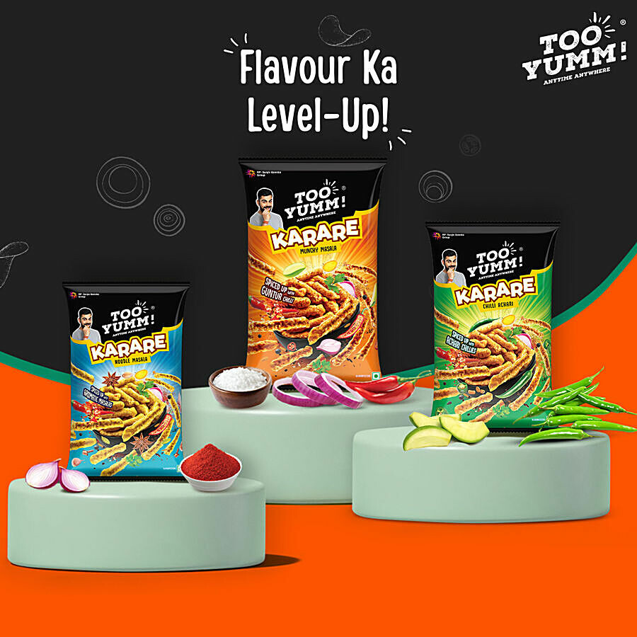 Too Yumm! Munchy Masala Flavour Karare Namkeen 70 g – view 8