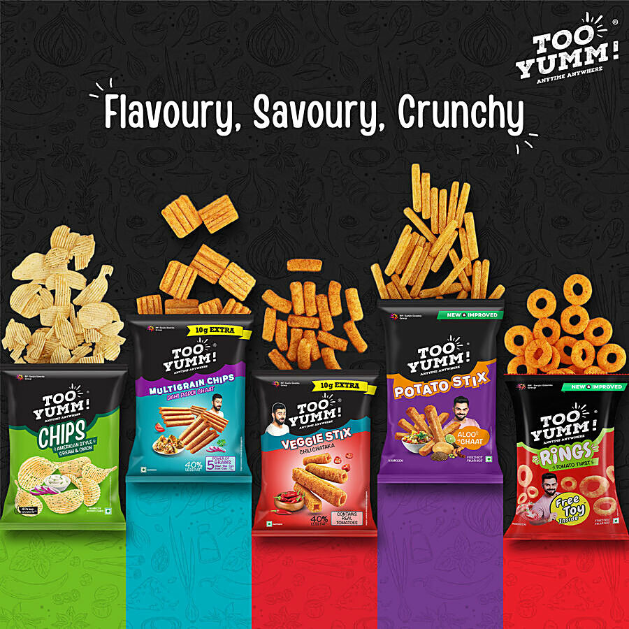 Too Yumm! Munchy Masala Flavour Karare Namkeen 70 g – view 9