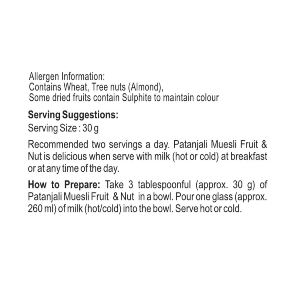 Patanjali Fruit And Nut Muesli, 450G – view 5